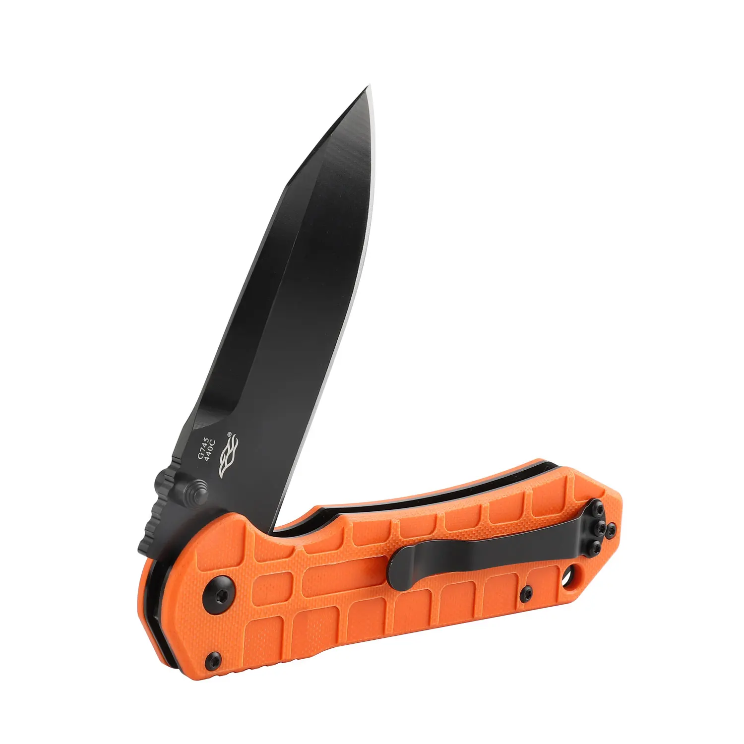 Складной нож Ganzo G7453P 58-60HRC 440C G10 уличный Карманный клинок со свистком для выживания