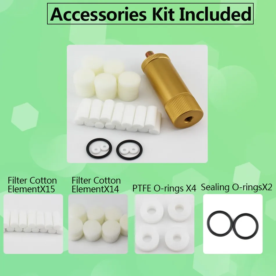 Насос высокого давления PCP для пейнтбола воздушный фильтр 40 МПа M10x1 водомасляный