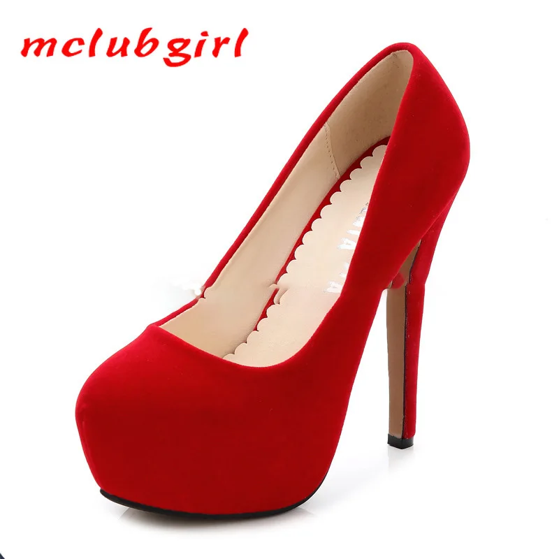 Женские туфли лодочки MCLUBGIRL водонепроницаемые на платформе высокий ночной клуб