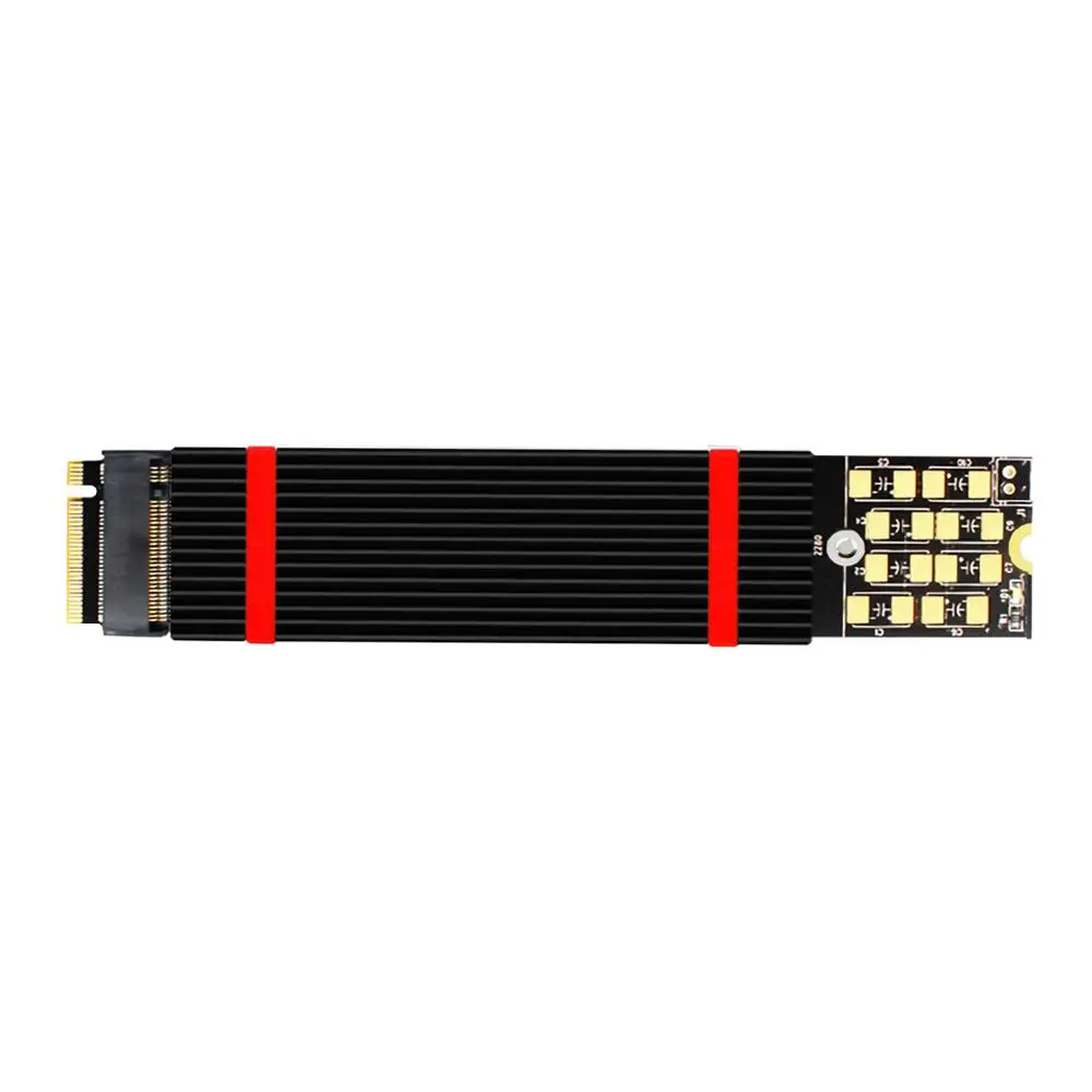 JEYI PCB110 M.2 для NVME Защитная плата твердотельный накопитель m.2 золотой палец (+ черный