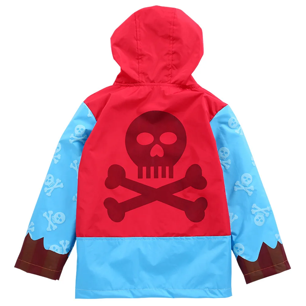 Детская куртка с принтом весенний Водонепроницаемый непромокаемый мужской