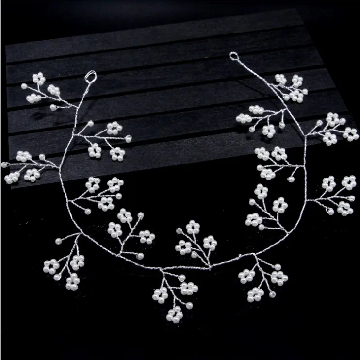 Женский обруч для волос с жемчугом | Украшения и аксессуары