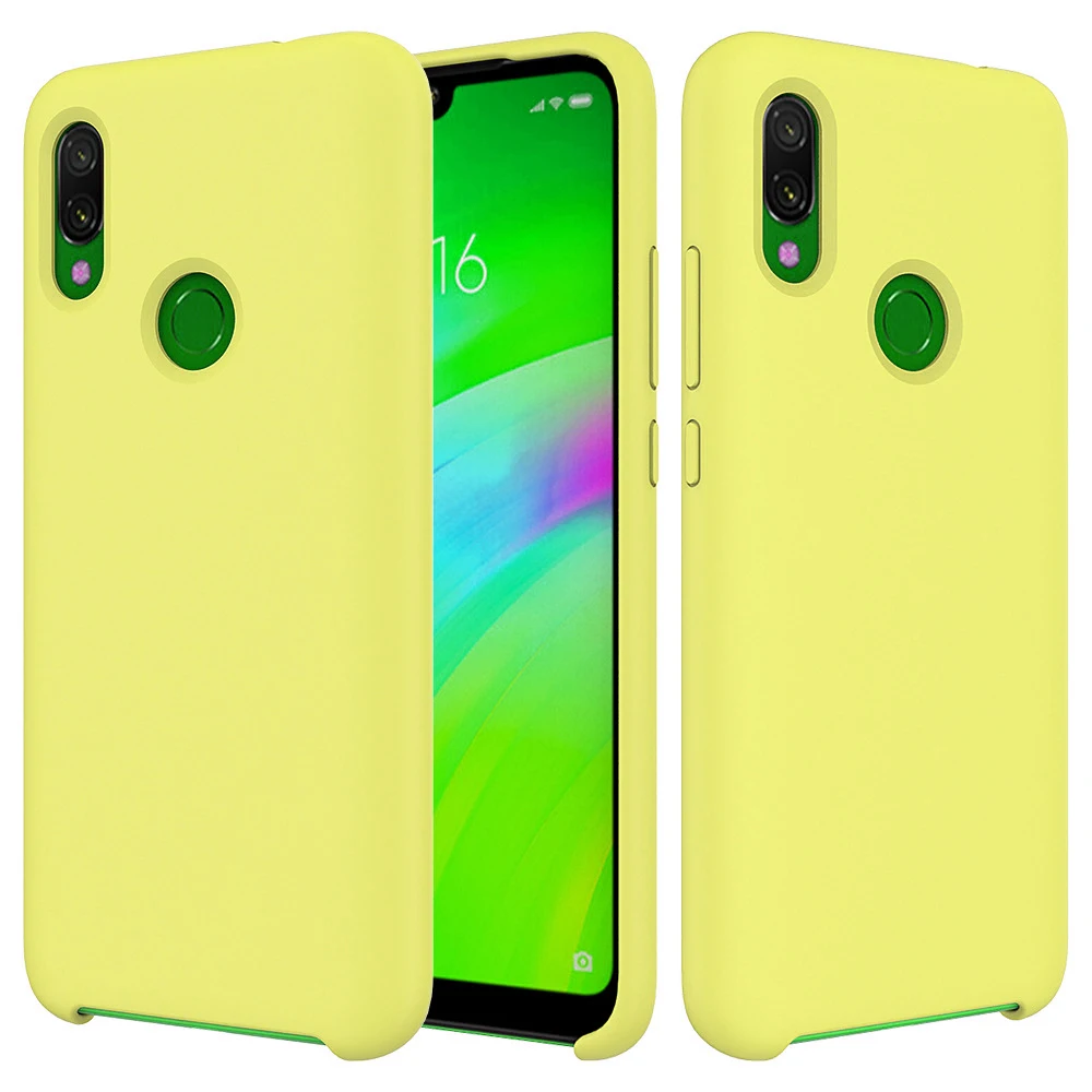Для Xiaomi Redmi Note 7 Pro K20 Оригинальный жидкий силиконовый чехол для Mi 9t 9se 8 se A2 6X