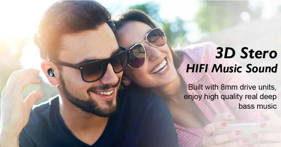 Беспроводные наушники TWS Bluetooth 5,0 наушники светодиодный дисплей 8D стерео звук беспроводные Bluetooth наушники гарнитура для iPhone Xiaomi