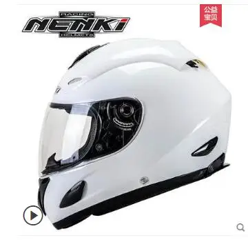Новинка nenki 802 шлем с двойным объективом открытым лицом мотоциклетный