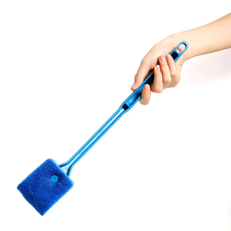 

2 Head Cleaning Brush Plastic Sponge Aquarium Glass Algae Cleaner Glass Plant Aquarium Fish Tank Aquarium Accessories