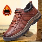 Мужские спортивные ботинки Mountaineering, повседневные Утепленные ботинки из хлопка, на осень и зиму, 2021