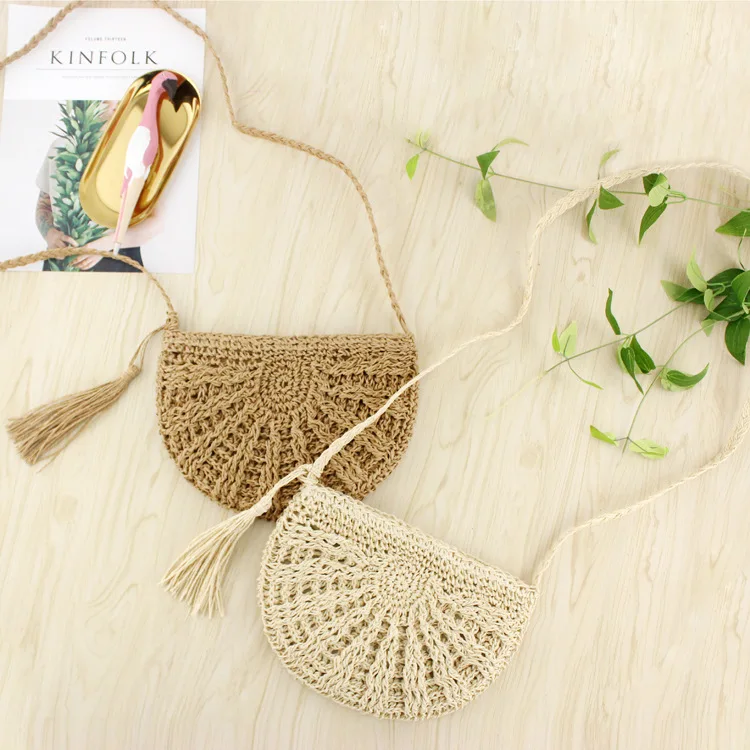 Новый Наклонный тканый мешок сто ремень бумажный веревочный поток Су Трава сумка