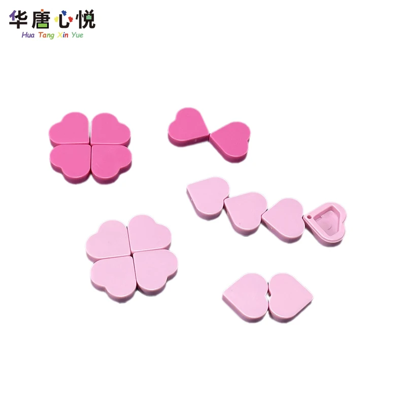 

10 шт., Детский конструктор «городы» в форме сердца