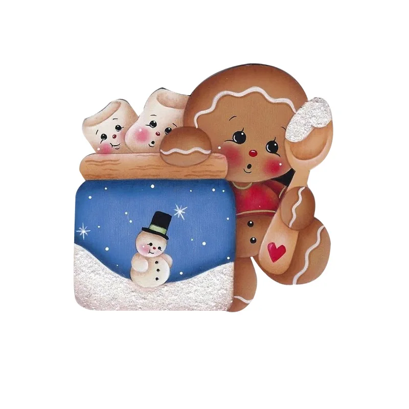 Рождественские Имбирные штампы для скрапбукинга новинка 2019 металлические пресс