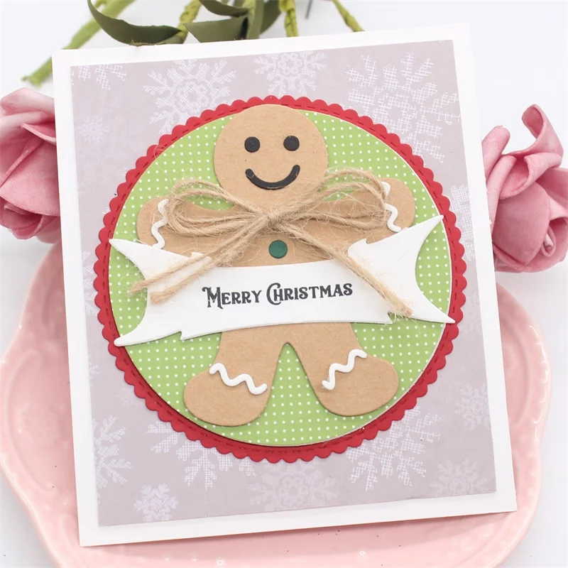 Gingerbread Man Metal Cutting Dies Stencils for DIY Scrapbooking/photo album Decorative Embossing Paper Cards | Дом и сад
