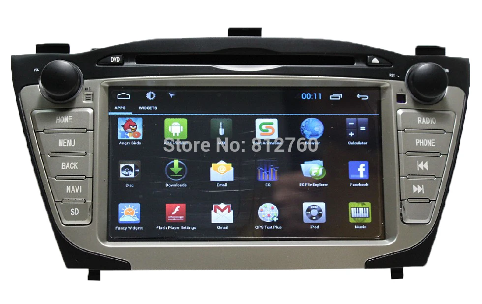 Автомобильный dvd плеер T8 Android 8 1 восемь ядер ОЗУ 2 ГБ + ПЗУ 32 din android gps для Hyundai iX35 Tucson