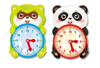baby clock teach children to learn recognize a child time timepiece hour minute second hand band aids toys educational cartoon