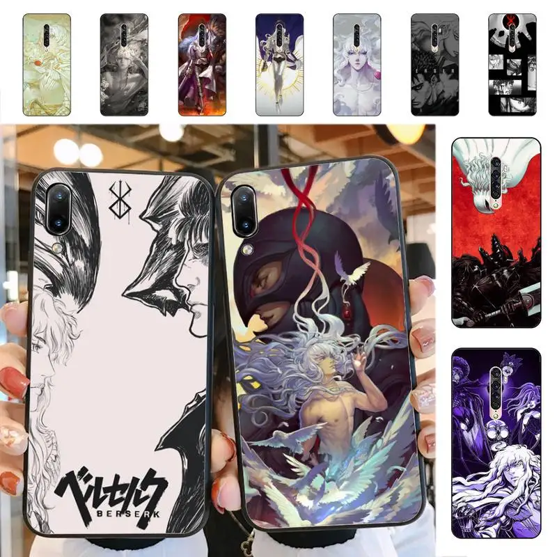 

YNDFCNB Berserk Anime Guts Griffith Phone Case for Vivo Y91C Y11 17 19 17 67 81 Oppo A9 2020 Realme c3