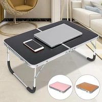 portable outdoor folding table camping picnic aluminium alloy laptop desk bed computer table waterproof durable ultra light