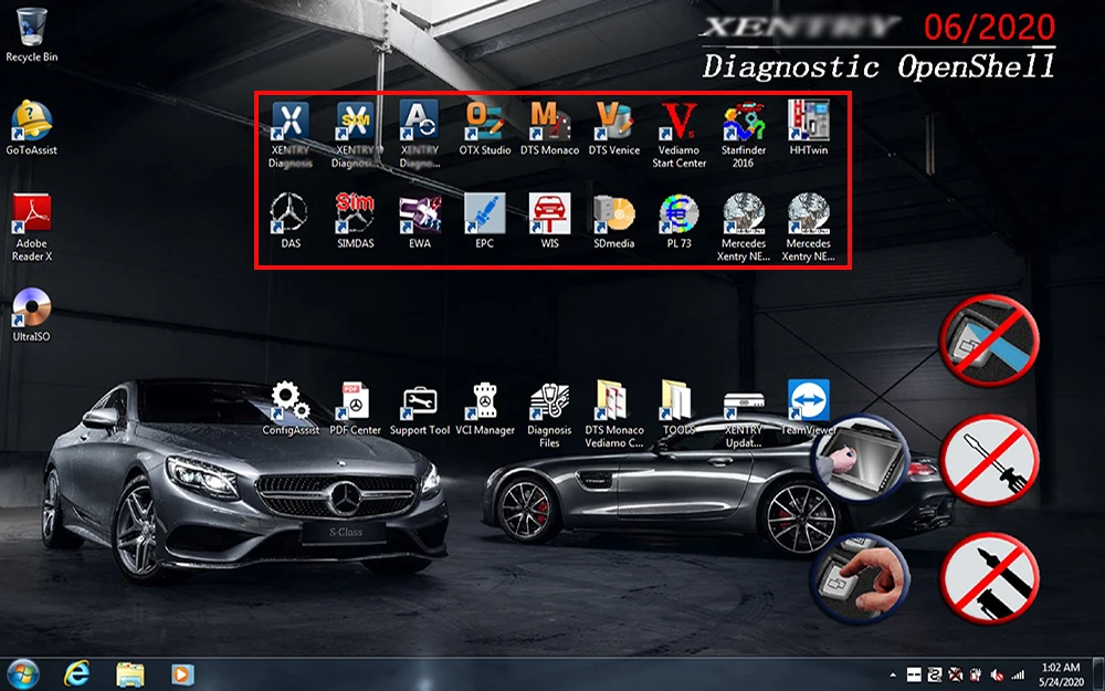 Программное обеспечение для диагностики звезд 2021 03 Mb Star C4 C5 C6 Xentrv Dts ccc Das Vediamo Scn