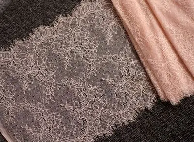 Light orange 6 м/лот разноцветные нейлоновые выдалбливают ресницы кружевной отделкой ширина 23 см нижнее белье свадебное платье diy аксессуары для одежды - Цвет: Light orange