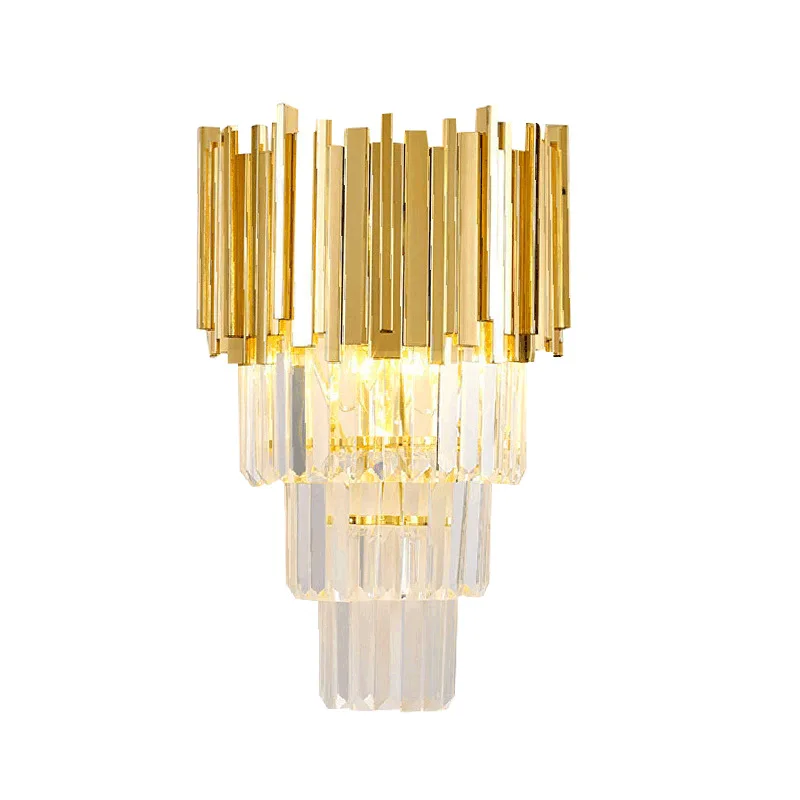 Светильник постмодерн роскошный хрустальный настенный светильник для спальни