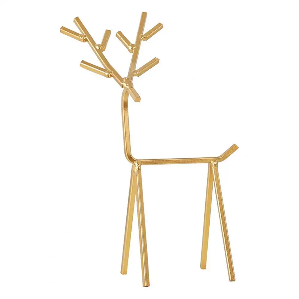 

Hot Sales!! Jewelry Rack Deer Shape Lovely Wrought Iron Deer Tree Necklace Racks for Bedroom
