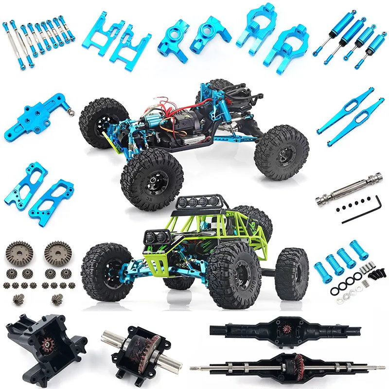 

Wltoys 12428 12423 RC автомобиль, все обновленные металлические детали RC грузовик передний и задний дифференциал 12428 деталей