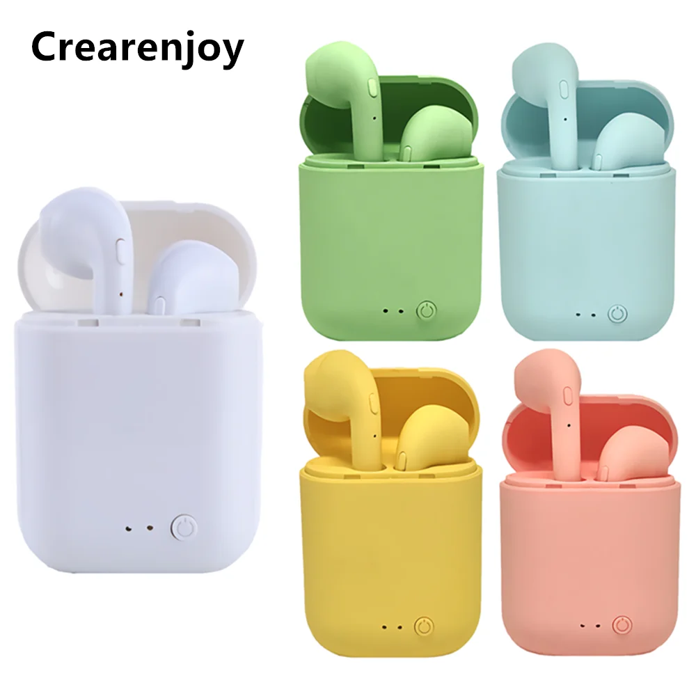 

Bluetooth 5.0 Wireless Headphones i7mini TWS Frosted Earphones With Charging Box Gaming Headset For Xiaomi Samsung Huawei Iphone