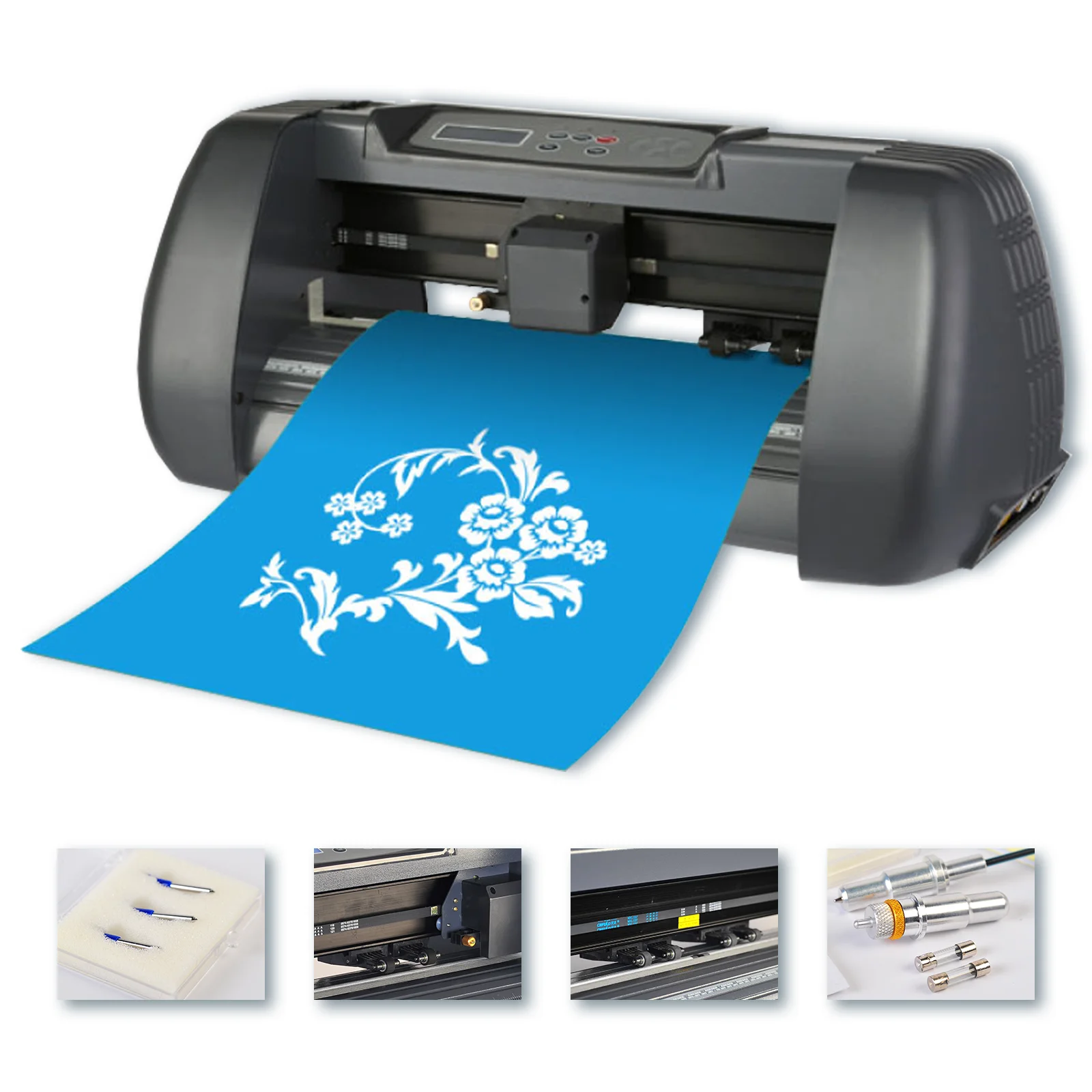 

14" Vinyl Cutting Plotter Machine Bundle Sign Cutter With Artcut Software