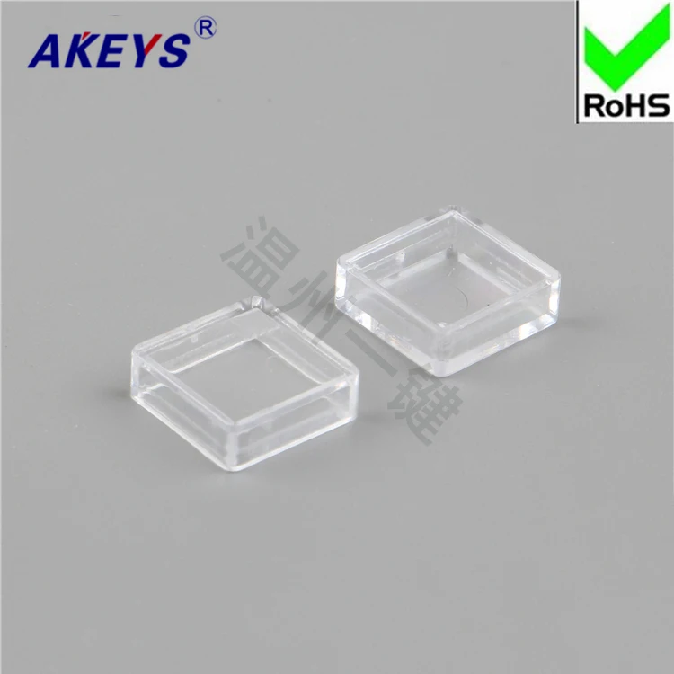 

10pcs A14 key cap dust proof cap transparent cap can be equipped with 12 * 12 * 7.3 A14 keys
