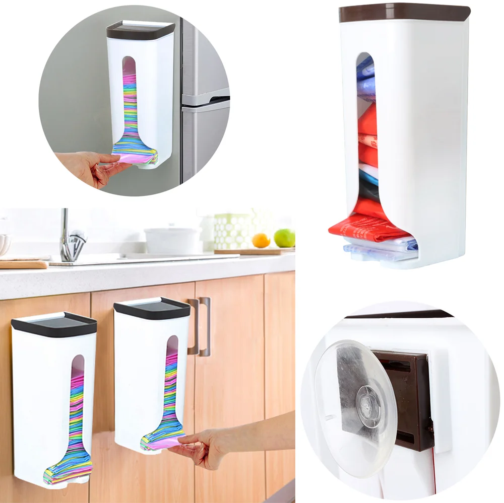 Пластик мешки для мусора коробки хранения вещей настенный Бакалея подвесная