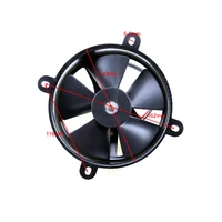 6 inch radiator thermo electric cooling fan for 150c 200cc quad dirt bike atv