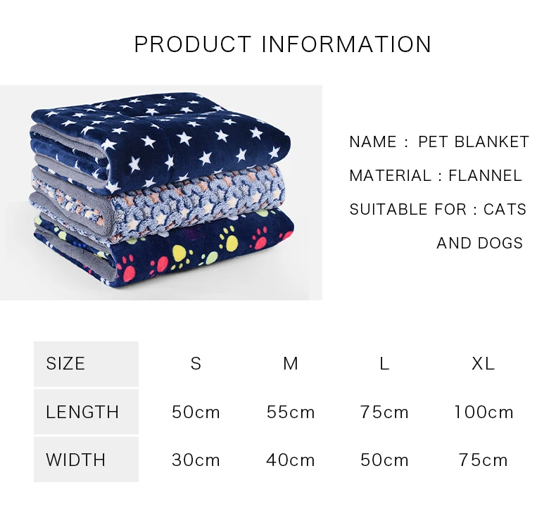 

Dog Bed Pad Blanket Winter Warming Cushion Soft Rest Blanket Flannel Thickened Pet Mat Sleeping Cover For Dogs Cats Pet Supplies
