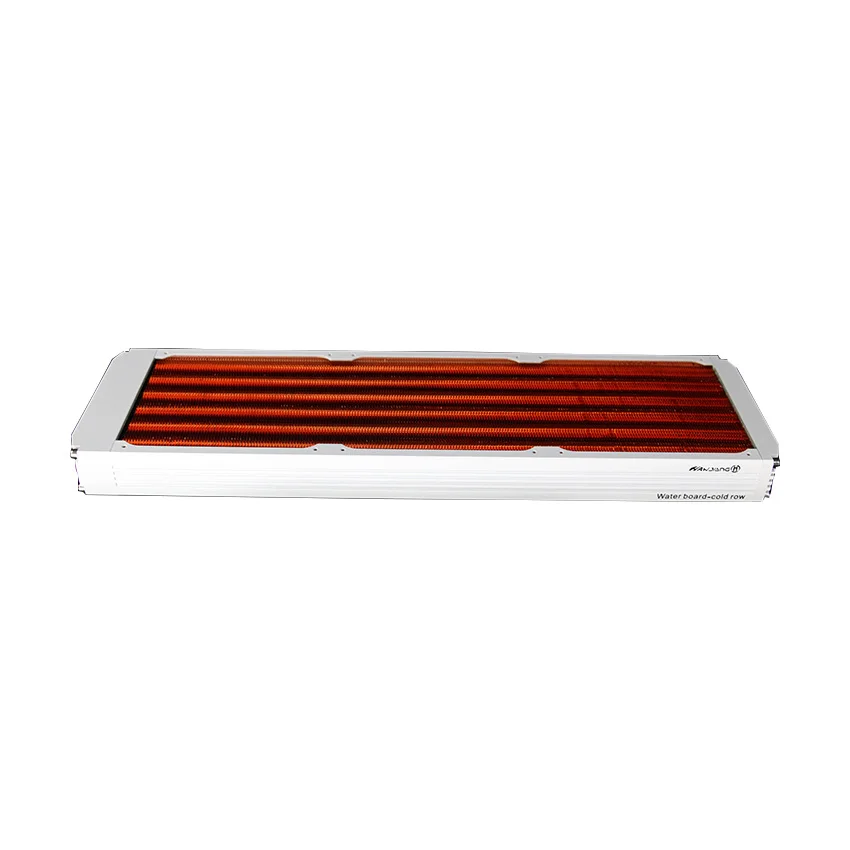 360mm White Тонкий радиатор водяного охлаждения WinKool 120 мм 240 мм 360 мм U Pass/теплообменник более эффективный 30 мм толщиной для 120 мм компьютерного вентилятора - Цвет лезвия: 360mm White