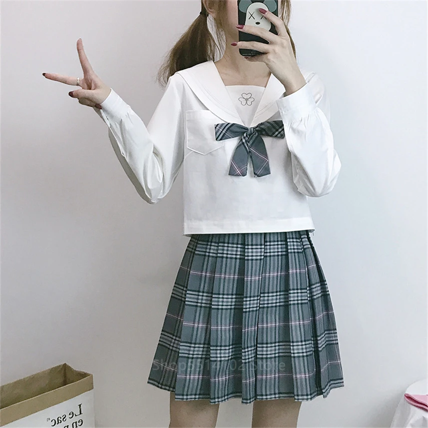 Женский костюм JK в японском стиле школьная форма для студентов Корейском