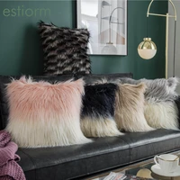 luxury soft faux fur throw pillow covers 45x45cm 30x50cm cushion covers decorative throw pillow cases for couchsofa bed