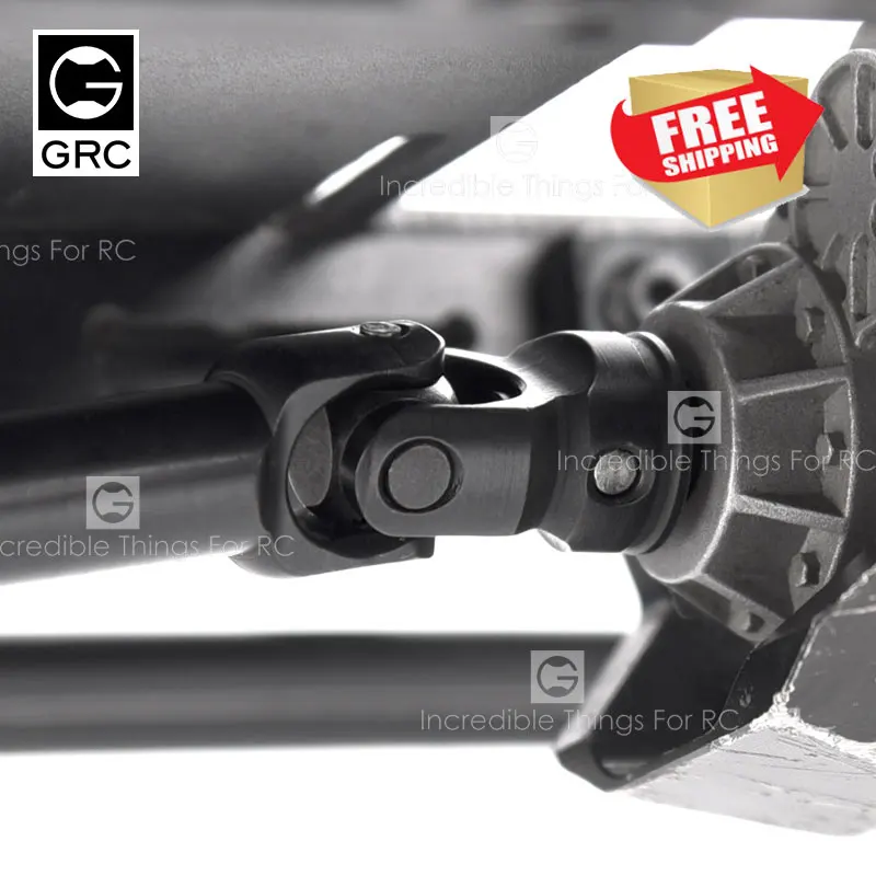 GRC G2 сверхмощный CVD Универсальный черноволоконный вал осевой SCX10 TF2 D90 VP VS4 Красный