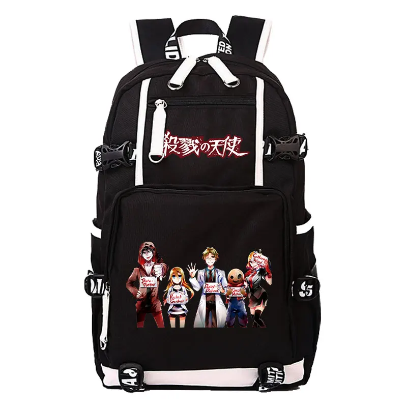 Unisex Anime Angels of Death Rachel Gardner Ray Zack School Student Casual Backpack Bag