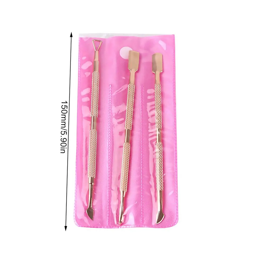 

Nail Tools Stainless Steel Dead Skin Nail Polish Glue Small Steel Pushing Dead Skin Pushing Double Headed Dual-Purpose Bar