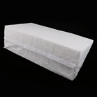 Уютная Ортопедическая подушка на танкетке для кровати, Подушка на молнии для поддержки поясницы, белая