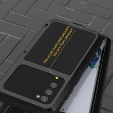 Love Mei Powerful Phone Case For Samsung Galaxy S20 Fe Metal Armor Shock Dirt Proof Water Cases For Samsung Galaxy S20 Fe 5G