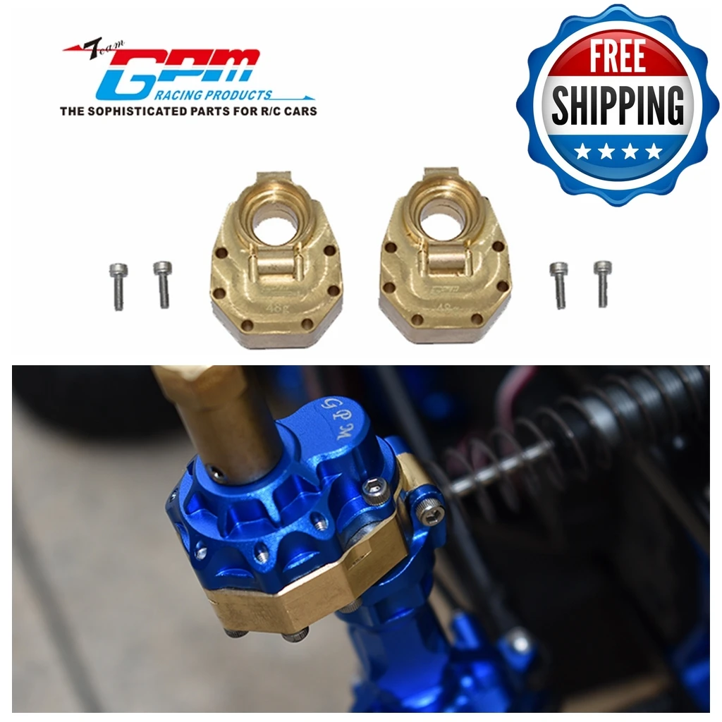 Латунное медное заднее противовесное крепление ступицы колеса для TRAXXAS 1/10 TRX4 TRX6