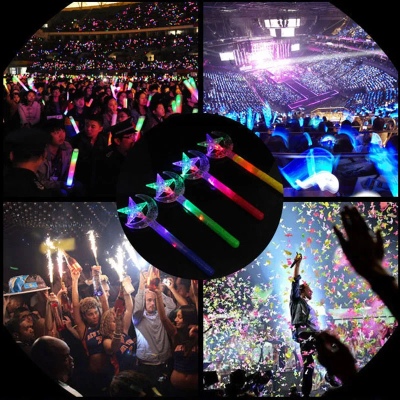 

LED Flashing Stick Fairy Magic Wand Sticks Light up Cheer Party Wand Weapon wedding birthday Christmas Xmas