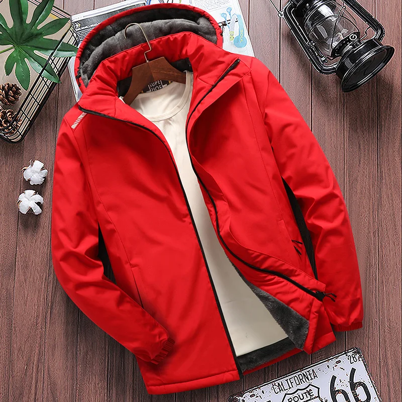

New style men's down Jacket winter handsome trend lightweight hooded thickened thin winter coat men's Korean down Jacket Plush