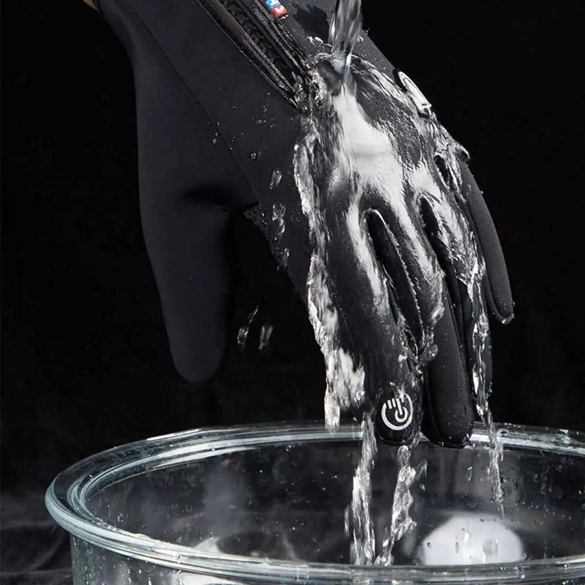 

1 Pair Thicken Thermal Cycling Gloves Winter Warm Windproof Outdoor Sports GlovesFor Riding Skiing Touch Screen Full Finger