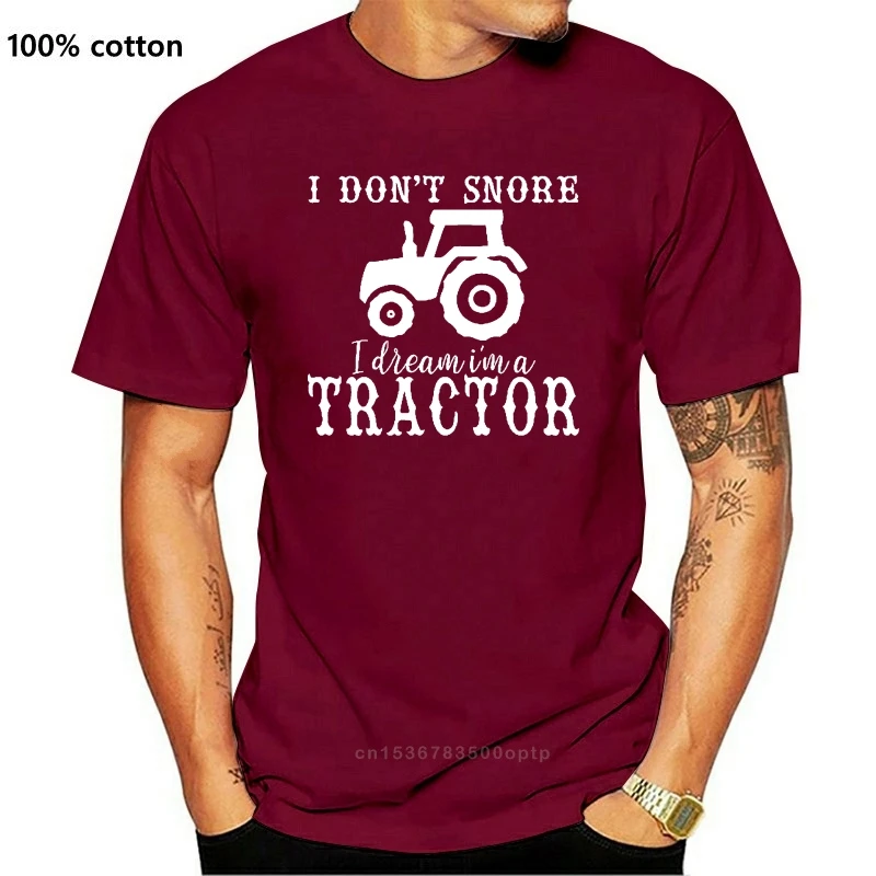 

Мужская забавная футболка песни не храп мечта я м трактор Сельский фермер