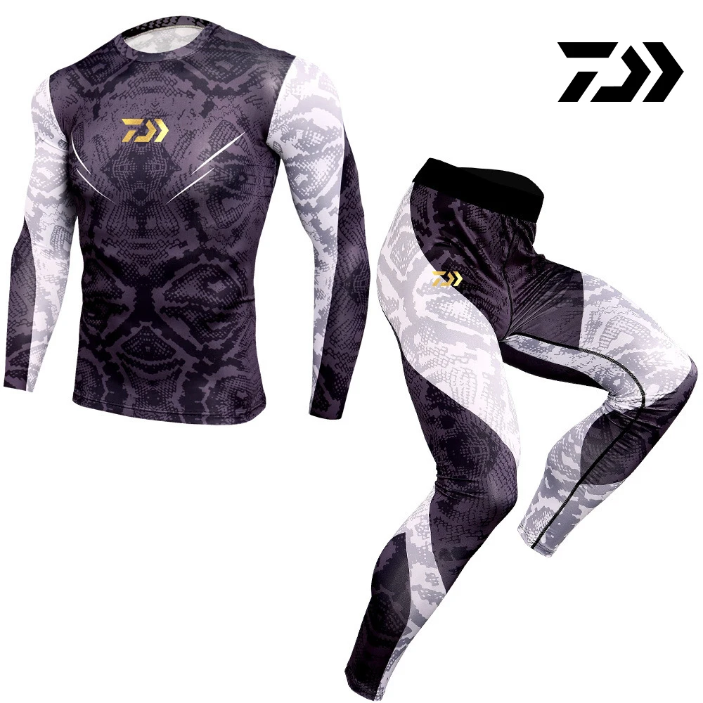 DAIWA Рыбалка комплект одежды футболка с длинным рукавом Осень Джерси
