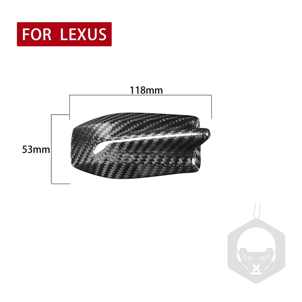 

Genuine Carbon Fiber Shark Fin Antenna Cover Trim Easily Installation Personal Car Elements for Lexus IS 300C Coupe 09-11