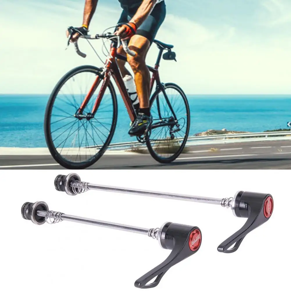 

1 пара гладких прочных компонентов велосипеда, ступица колеса, шпаг для велосипеда, быстросъемный стержень для дорожного велосипеда, быстро...