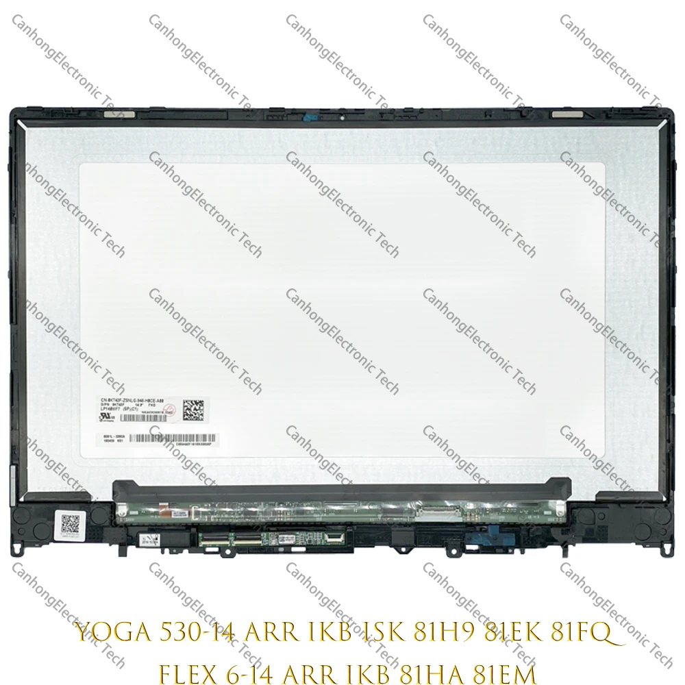 

5D10R03188 5D10R03189 для Lenovo Yoga 530-14 ARR IKB ISK 81H9 81EK 81FQ Flex 6-14 ARR IKB 81HA 81EM ЖК сенсорный экран в сборе