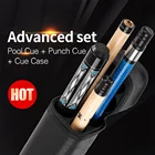 Бильярдный Кий RP Pool cue11,5 мм, бильярдный кий, перфоратор ADAMII, набор кленовых стержней 13 мм, 4 отверстия, кожаный кий чехол для бильярда, выгодная цена