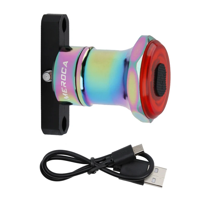 

Smart Bicycle Rear Light Auto Start/Stop Brake Sensing IPx6 Waterproof USB Charge cycling Tail Taillight Bike LED Light