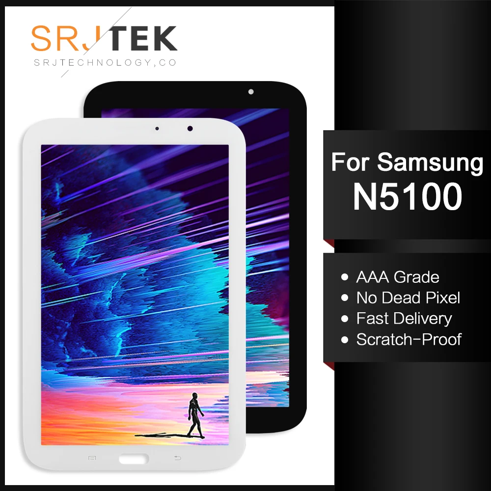 Srjtek 8 &quotдля Samsung Galaxy Note 0 GT-N5100 N5100 ЖК-дисплей с цифровым преобразователем